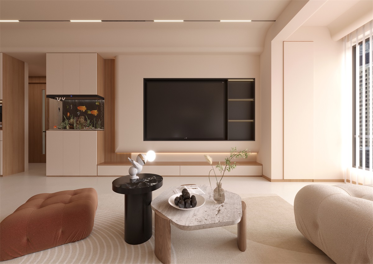 中海九樾143㎡ | 原木奶油風(fēng)的家，越看越愛(ài)！