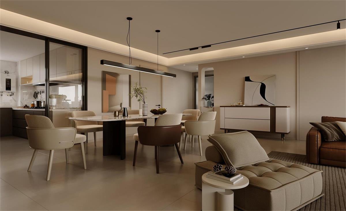 中海華樾 | 現(xiàn)在裝修都內(nèi)卷成這樣了？！從玄關(guān)就開始美哭的143㎡現(xiàn)代風