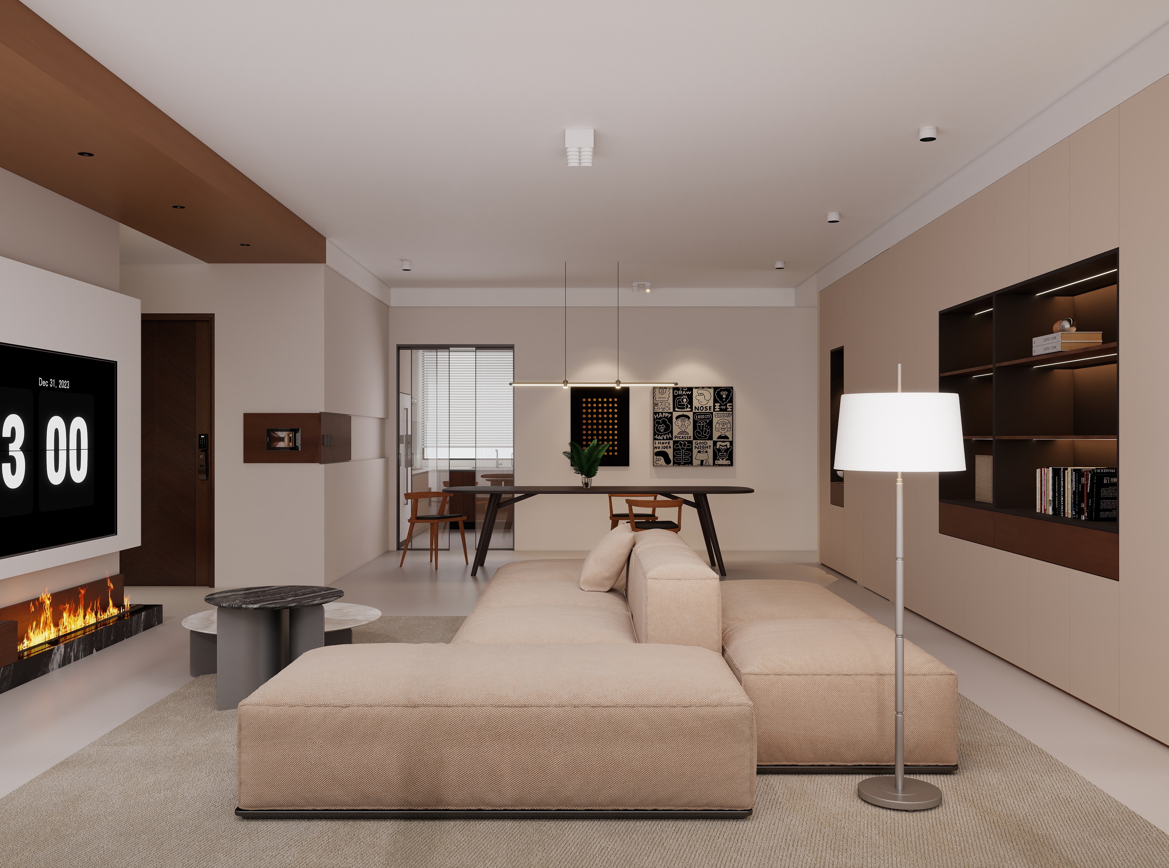 民生北府143㎡ | 極簡(jiǎn)主義的生活哲學(xué)，在市中心過(guò)上隱居生活~