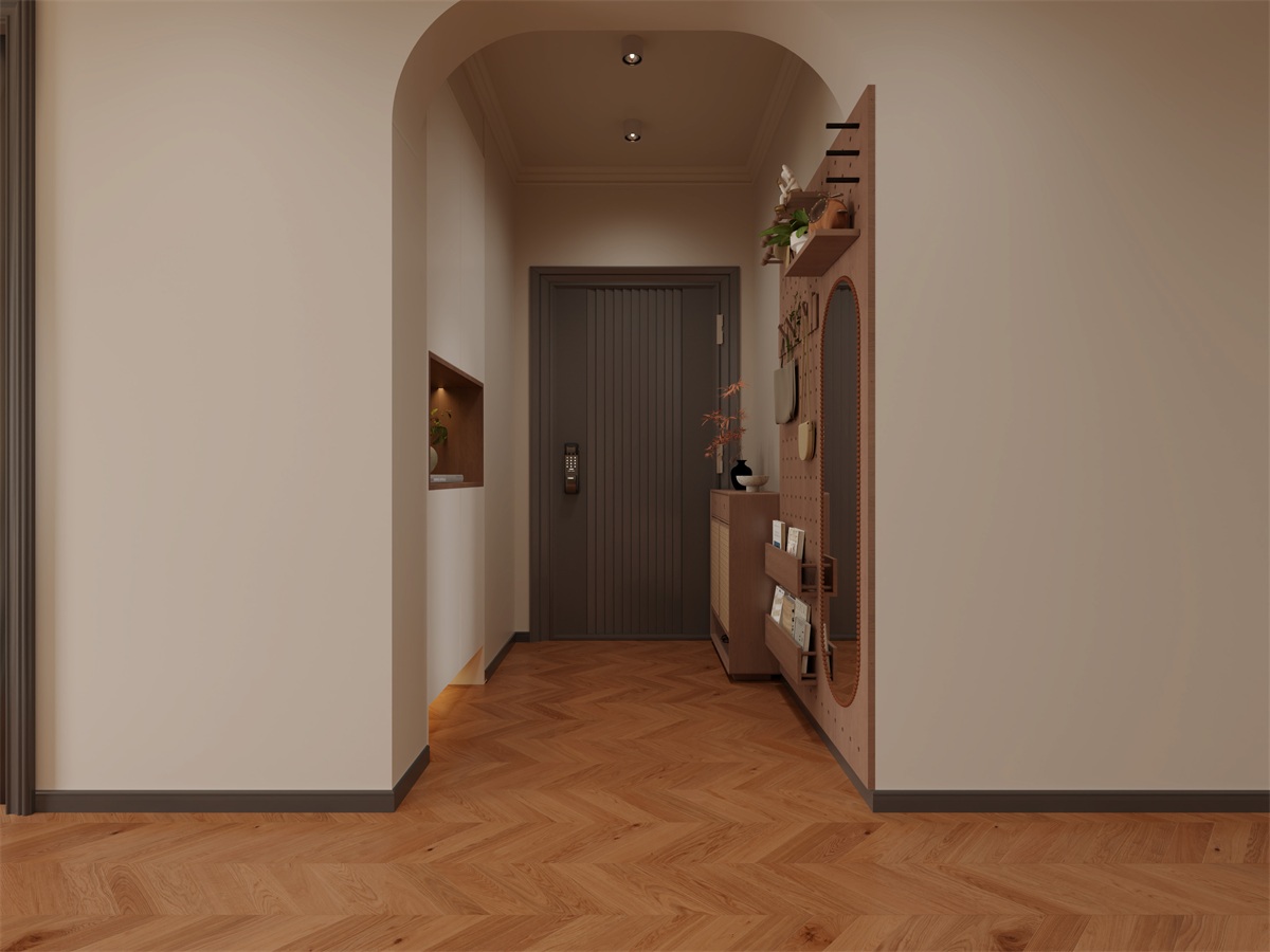 閱海萬家110㎡ | 奇葩戶型爆改中古風治愈美家！推門第一眼就驚艷！