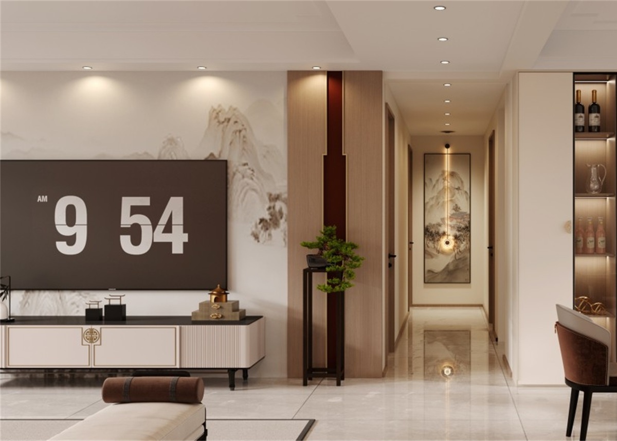 中海華樾185㎡ | 新中式到底有多絕？東方美學(xué)直接拿下一家老??！