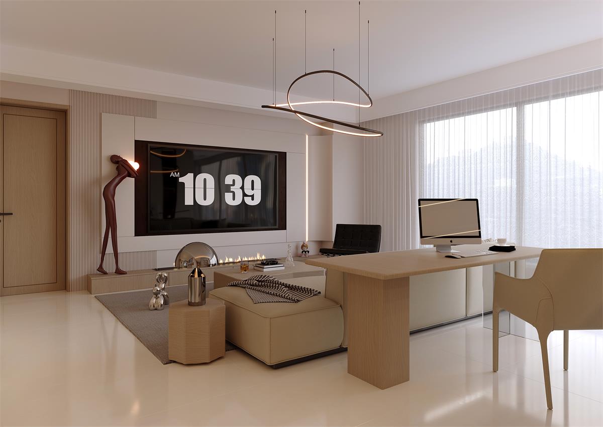 民生北府143㎡ | 奶白+原木打造的極簡(jiǎn)主義家，不是豪宅但很好宅~