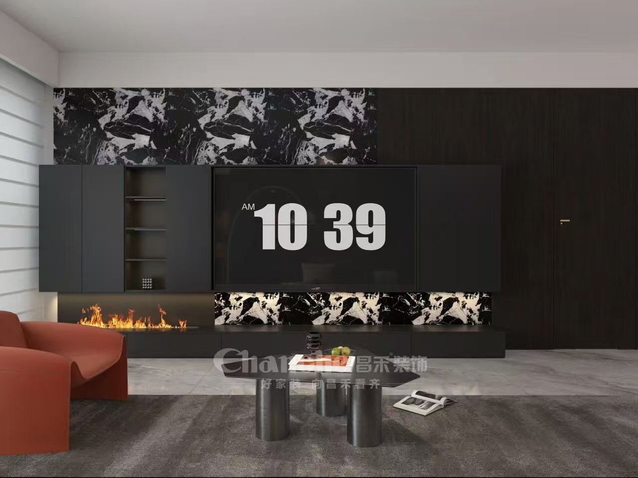 萬(wàn)科錦曜129㎡ | 當(dāng)初全家都反對(duì)的黑色系極簡(jiǎn)風(fēng)，幸好我堅(jiān)持到底！