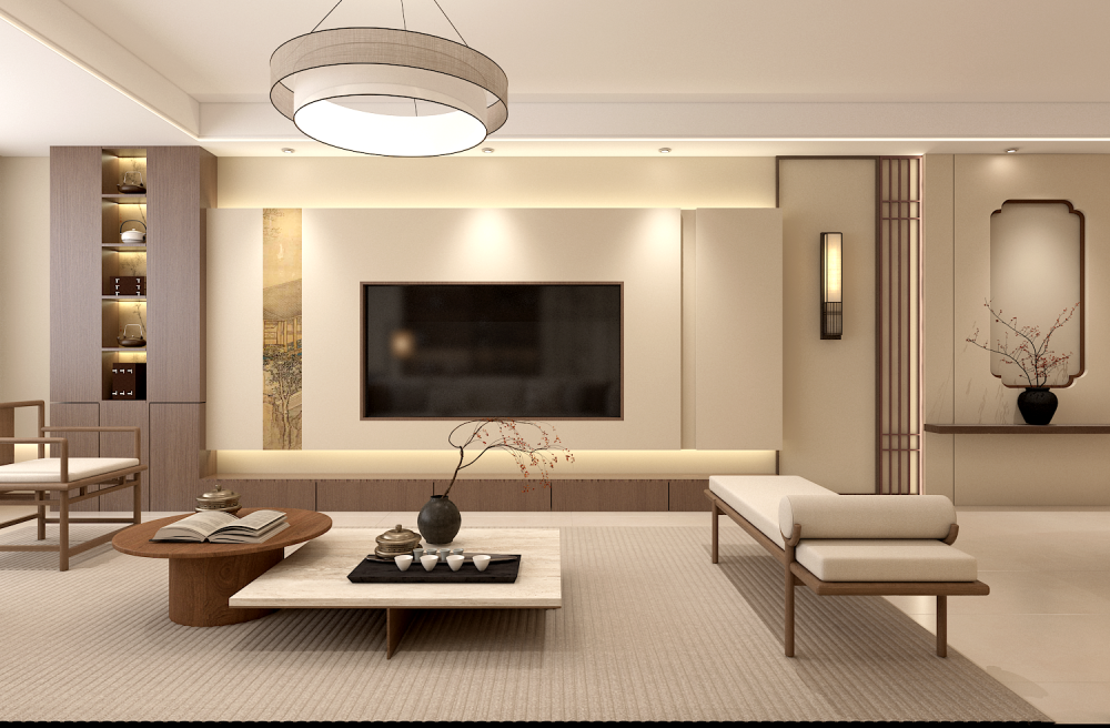 湖光印136㎡ | 宋式美學的含金量還在上升！直接拿下一家老小