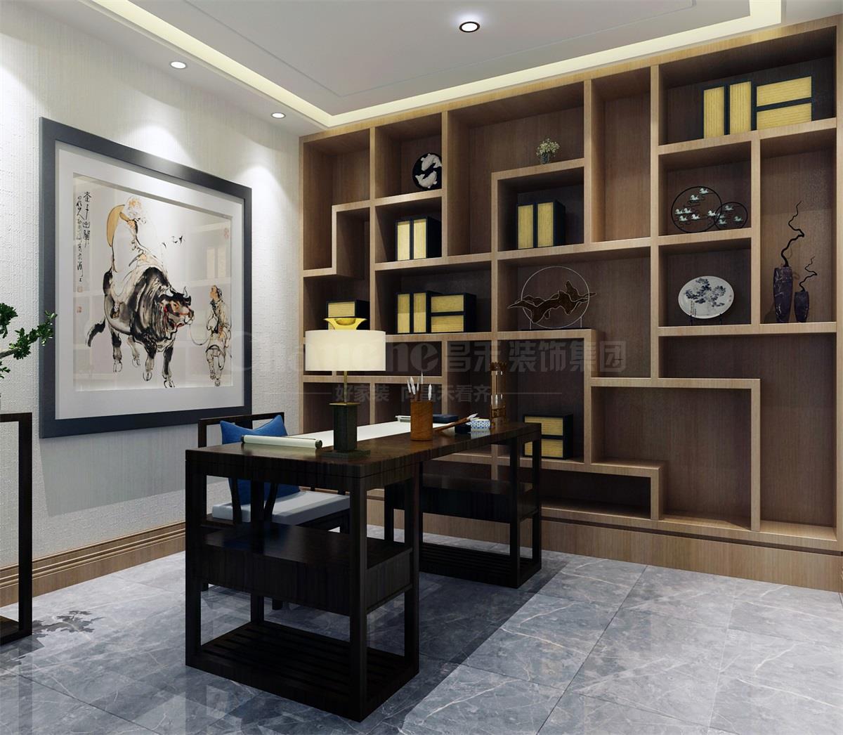 書(shū)房和接待茶室散發(fā)著淡淡的茶香，只需心境空靈，少幾分濃墨重彩，多幾分雅致清寧，并在此感悟生命的智慧。